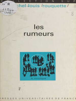 cover image of Les rumeurs